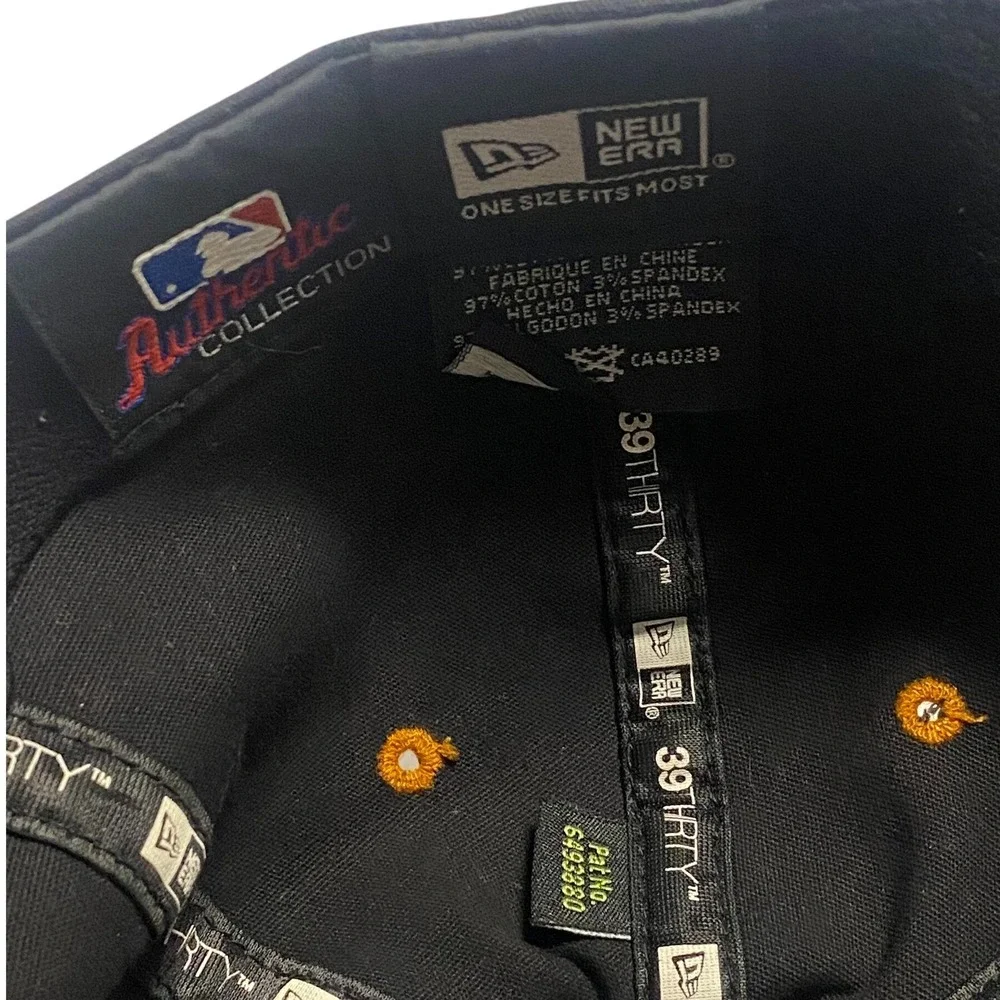 New Era San Francisco‎ Giants 2010 World Series Champions Hat 39THIRTY Black Cap